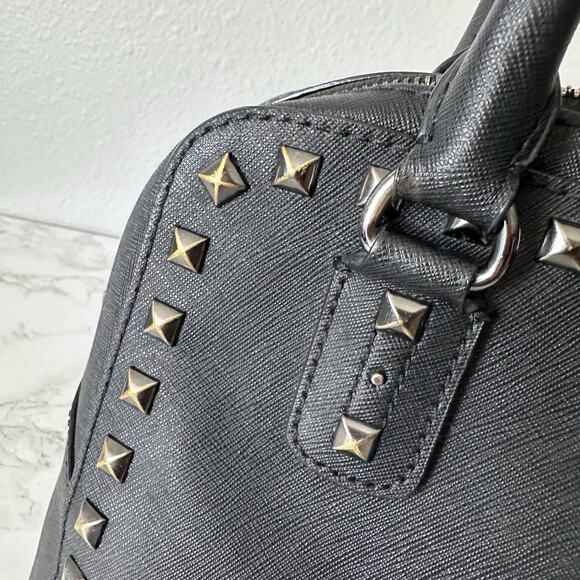 MICHAEL Michael Kors Black Studded Handbag - Picture 3 of 16